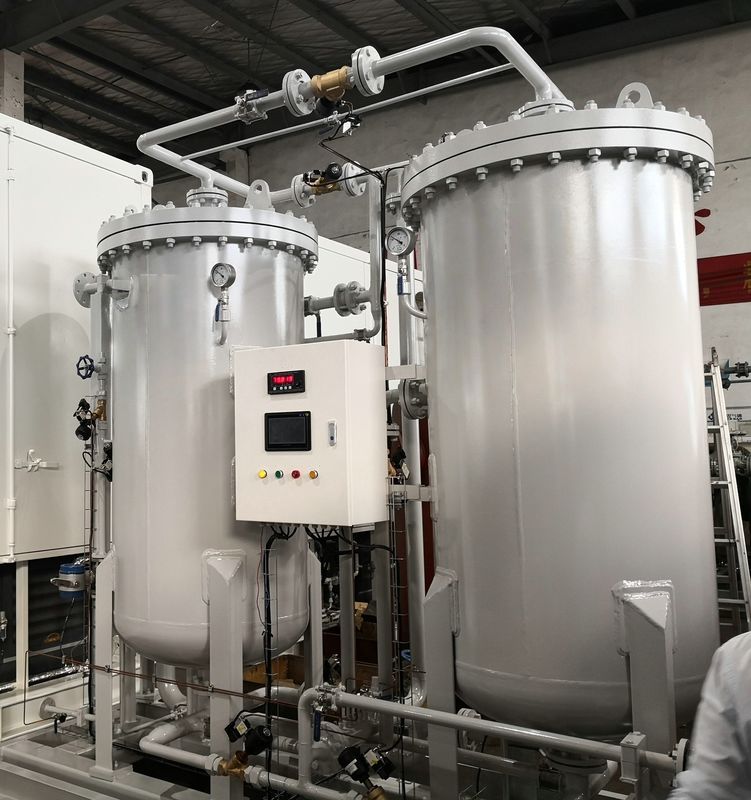 Υψηλή αγνότητα αζώτου γεννητριών οξυγόνου τύπων PSA 2~150 Nm3/H