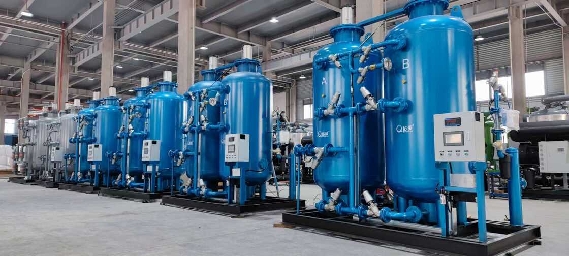 Γεννήτρια αζώτου EPV-15MZ+ Plus Twin Tower PSA με 99,999% εξαιρετικά υψηλή καθαρότητα και ταχύτητα ροής 15 Nm3/h με έλεγχο PLC